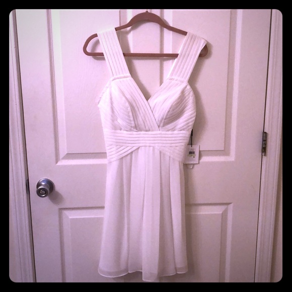 Calvin Klein Dresses & Skirts - FLASH SALE! 🔥White Calvin Klein Dress Size 4
